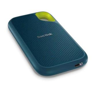SSD Externo SanDisk Extreme Portable 2TB USB C 3.2 Azul/Verde A Prueba de Agua Polvo y Golpes