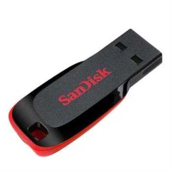 Memoria USB SanDisk Flash Cruzer Blade 16GB USB 2.0 Color Negro SDCZ50-016G-B35