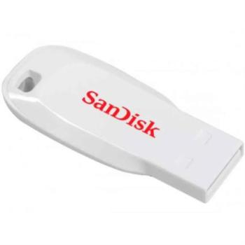 Memoria USB SanDisk Flash Cruzer Blade 16GB USB 2.0 Color Blanco SDCZ50C-016G-B35W