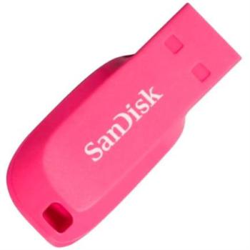 Memoria USB SanDisk Flash Cruzer Blade 16GB USB 2.0 Color Rosa SDCZ50C-016G-B35PE