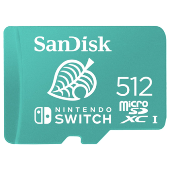Memoria MICROSD SDXC Sandisk 512GB Nintendo Switch Animal Crossing