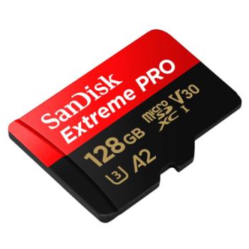 Memoria Flash SanDisk Extreme Pro 128GB MicroSDXC UHS-I Clase 10 con Adaptador