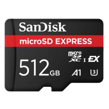 Memoria Micro SD SanDisk Micro SDXC Express Card Up to read 880MB/s Read Speed/ Up to 650MB/s Write Speed 512GB