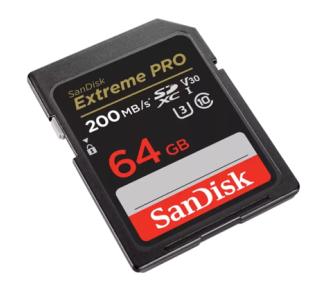 Memoria SD SanDisk Extreme Pro SDXC UHS-I 64GB 200MBs Clase 10 V30 4K