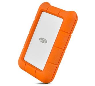 Disco Duro Externo Seagate LaCie Rugged USB C 2.5 2TB USB C 3.0 Naranja/Plata