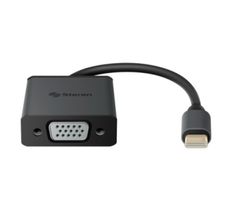 Adaptadro Steren de USB y C A VGA