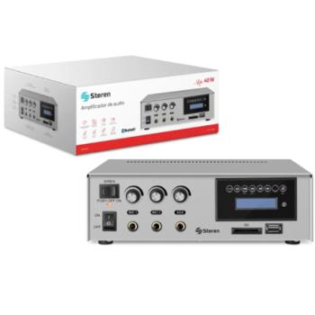 AMPLIFICADOR STEREN DE AUDIO DE 40W C/MP3/BT
