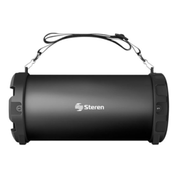 Bocina Steren Mini Bazooka Bluetooth con Reproductor USB/SD Color Negro
