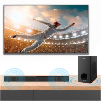 Barra de Sonido Steren con Bluetooth c/Subwoofer 12