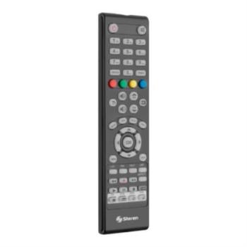 Control Remoto Steren Universal TV 4 en 1 con Autoaprendizaje Color Negro