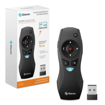 Control Remoto Steren de Diapositivas con Apuntador/Air