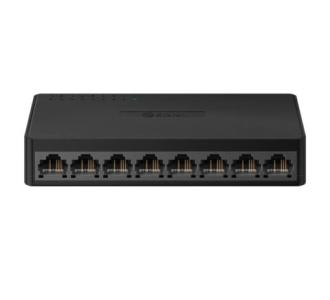 Switch Steren Fast Ethernet 8 Puertos 10/100 Mbps Color Negro