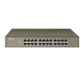 Switch Steren Gigabit Ethernet de 24 Puertos Montaje en Escritorio/Rack