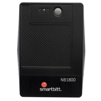 UPS Smartbitt Smart Interactive NB1800 1800VA/900 Watts 8 Contactos Protección de Línea Telefónica RJ-11 Puerto USB