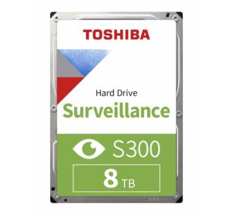 Disco Duro Interno Toshiba S300 Surveillance 8TB 3.5in 7200RPM SATA lll 6Gbit/s Cache 256MB para Videovigilancia