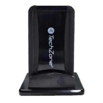 Hub TechZone 7 Puertos USB 2.0 con Fuente de Poder 1 Año Garantía Color Negro