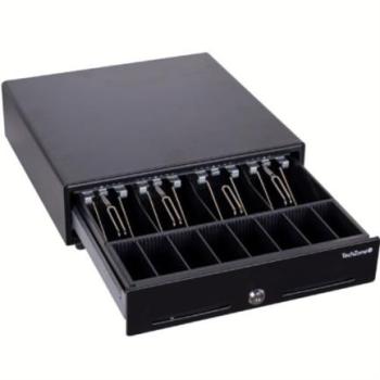 Cajón de Dinero TechZone TZBE4B8M90 Capacidad para 4 Billetes 8 Monedas