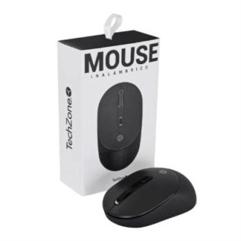 Mouse Inalámbrico TechZone 1600 DPI 4 Botones 2.4GHz 10m Conexión USB Color Negro