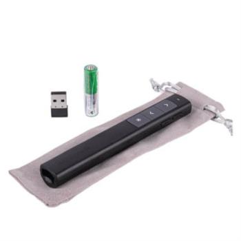 Presentador Láser TechZone con Apuntador 50m Batería AAA 1.5 Vcc Color Negro