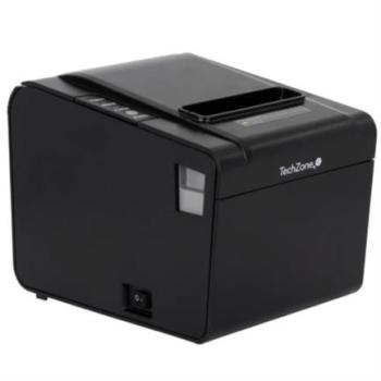 Impresora Térmica TechZone TZBE102 80mm Vel 250mm/s 203dpi  USB/Serial/RJ45/RJ11 Cortador Manual 1 Año Garantía