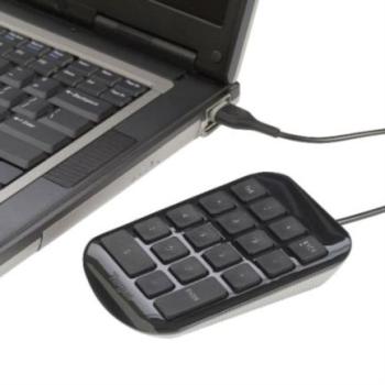Teclado Numérico Targus Alámbrico USB con Inclinación Ergonómica Color Negro