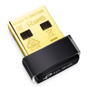 Adaptador Wi-Fi USB TP-Link TL-WN725N Nano N150 150Mbps 2.4GHz USB 2.0