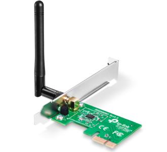 Tarjeta de Red Wi-Fi PCIe TP-Link TL-WN781ND N150 150Mbps 2.4GHz Antena Desmontable
