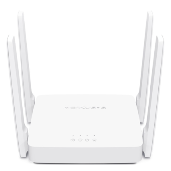 Router Mercusys by TP-Link Dual-Band Wi-Fi 300 Mbps at 2 4 GHz 867 Mbps at 5 GHz 4× Fixed External Antennas AC1200