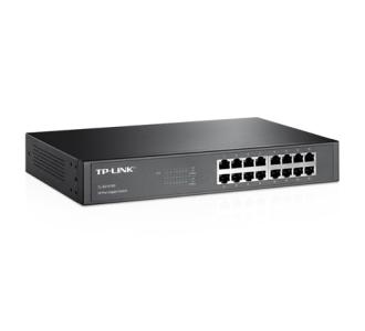 SWITCH DE ESCRITORIO TP-LINK CON BASE DE SOPORTE DE 16 PUERT