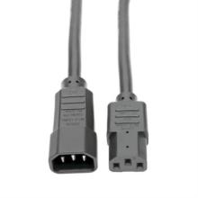 Cable Tripp Lite Alimentación Servicio Pesado PDU C13-C14 15A 250V 14 AWG 3.05m Color Negro