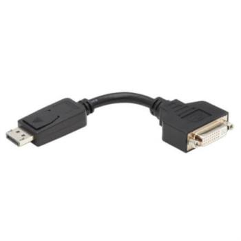 Adaptador Tripp Lite Cable DisplayPort a DVI Convertidor DP-M a DVI-I-F 15.2cm Color Negro
