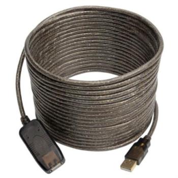 Cable de Extensión Tripp Lite Repetidor Activo USB 2.0 A-M/H 7.62m