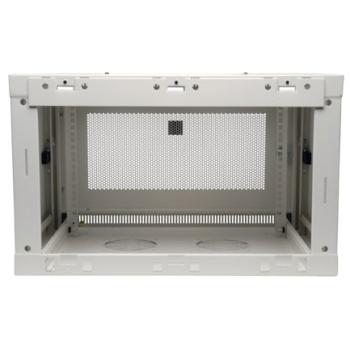 Gabinete Trip Lite SmartRack 6U Low-Profile Switch-Depth Wall-Mount Mini Rack Enclosure White