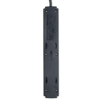 Supresor Tripp Lite Sobretensiones Protect 6 Tomacorrientes Cable 1.83m 790 Joules Color Negro