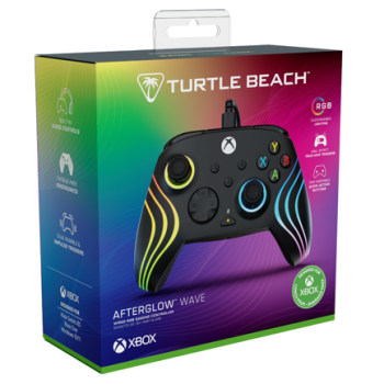 Control de juego Turtle Beach Afterglow Wave Negro