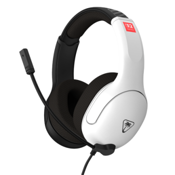 Auriculares de juego con cable Turtle Beach Airlite Fit  White Black para Nintendo Switch 2