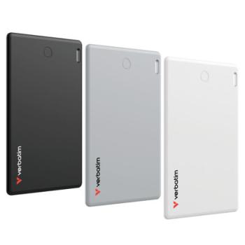 Localizador Verbatim My Finder Bluetooth Tarjeta 3 pack Negro Gris y Blanco