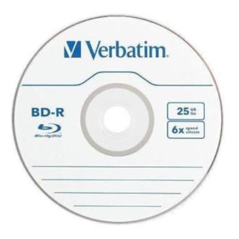 Blu Ray Verbatim 25 GB 6X Caja Individual