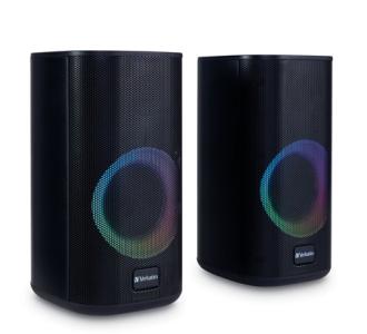 Bocinas VERBATIM RGB de Escritorio C/Bluetooth - Negro