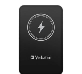 Cargador verbatim Charge and Go Essential Magnética Power Bank Carga Inalámbrica de 5000 mAh Color Negro