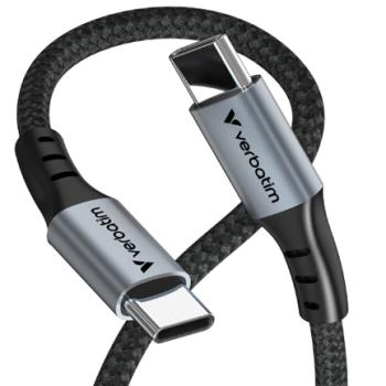 Cable Verbatim de carga y sincronización USB-C a USB-C 100 W -  120cm