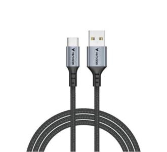 Cable Verbatim Cable USB-A a USB-C 18W para sincronización y carga - Negro