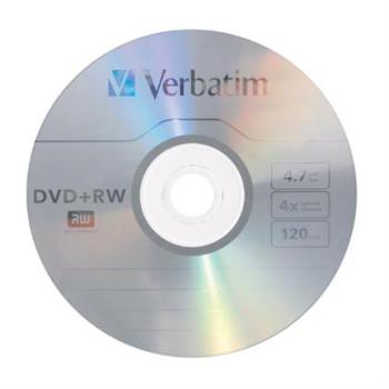 DVD+RW Verbatim 4.7GB 4X C/30