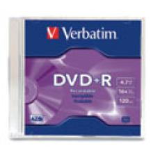 DVD+R Verbatim 4.7GB 16X Single Slim Case