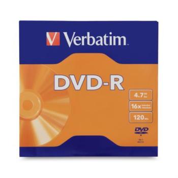 DVD-R Verbatim 4.7GB 16X C/50 Piezas