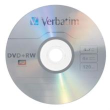 DVD+RW Verbatim 4X 4.7 GB 10PK Slim Case