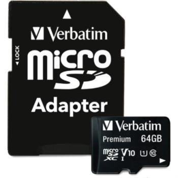Tarjeta de Memoria MicroSDXC Verbatim ValueLife 64 GB Clase10