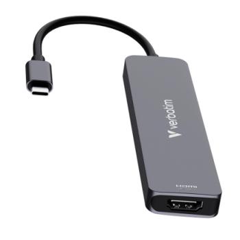 Hub Verbatim Multipuerto USB-C - 7 puertos 100W