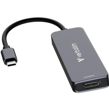 Hub Verbatim Multipuertos USB-C - 4 puertos 100W