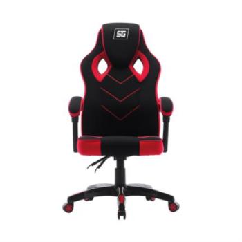 Silla Gamer Vorago Start The Game CGC301 Reclinable Soporta 120Kg Máx Color Negro-Rojo